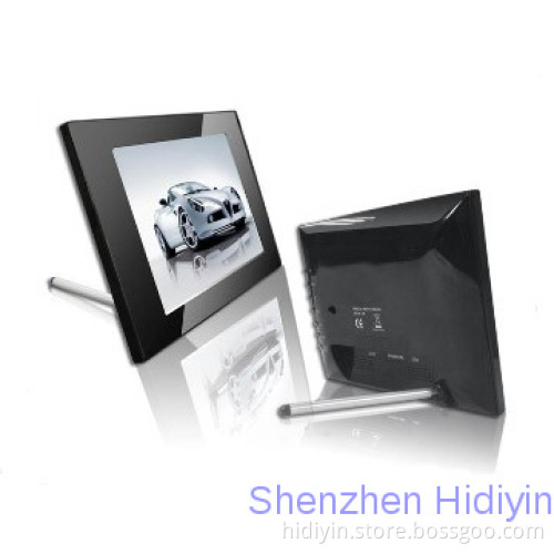 7 inch digital photo frame with rechargeable battery